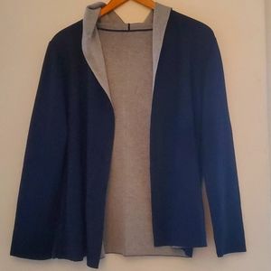 Hoodie Wool Cardigan